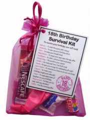 18th Birthday Survival Kit-An excellent alternative to a card