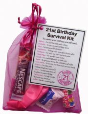 21st Birthday Survival Kit-An excellent alternative to a card