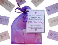 40th Birthday Quotes Gift of Positivity, Laughter and Inspiration
