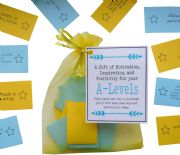 A-Levels Good Luck Exam Gift \/ Revision Gift  -Quote of Motivation, Inspiration, and  Positivity for your Exams