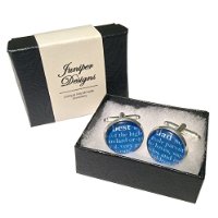 Best Dad Dictionary Style cufflinks - Great Birthday, Father's Day or Christmas gift - 