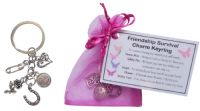 BFF Friendship\/ Best Friend Survival Charm Keyring or bag charm -  Friend Gift for Friend (Friend Mum Birthday Gift, Friend Christmas Gift)