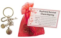 Boyfriend Survival Charm Keyring - Handmade Boyfriend Gift for Boyfriend