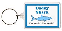 Daddy Shark Keyring - Baby Shark Parody, Excellent Christmas Gift, Stocking Filler, dad Gift, Father Gift, Daddy Gift