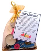 Dieter's Survival Kit  - Novelty gift for dieter, weight loss gift, diet motivation, dieting gift, funny diet gift