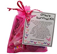 Gran's Survival Kit Gift  - Great present for Birthday, Christmas or Mothers Day