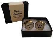 Handcrafted "Trust Me - I'm a Vet" Cuff links - excellent Valentine's Day, Christmas, thank you or birthday gift