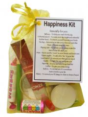 Happiness Kit Gift - Great mini novelty gift to cheer up a friend or loved one