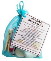 Hospital Survival Kit Gift - Small novelty good luck / get well soon gift