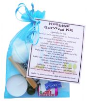 Hospital Survival Kit Gift - Small novelty good luck / get well soon gift
