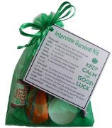Interview Survival Kit - great novelty gift to say good luck -