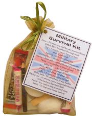 MILITARY / NAVY / ARMY / RAF Novelty Survival Kit Gift  - MILITARY
