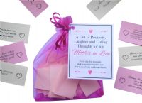 Mother in Law Handmade MUM Gift Quotes of Positivity, Laughter and Loving Thoughts