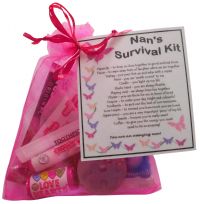 Nan's Survival Kit Gift - Great present for Birthday, Christmas or just because...