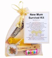New Mum Survival Kit Gift (Yellow)-A sweet gift for mum-to-be / baby shower