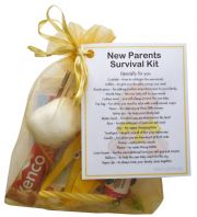 New Parents Survival Kit (Yellow)-A sweet gift for parents-to-be / baby shower
