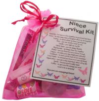 Niece Survival Kit Gift - Great present for Birthday, Christmas or just because...