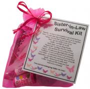 Sister-in-Law Survival Kit Gift  - Great present for Wedding, Birthday, Christmas or just because...