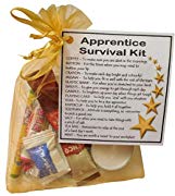 SMILE GIFTS UK Apprentice Survival Kit Gift - Trainee gift, work gift, Secret santa gift for Apprentice, gift for Apprentice gift