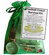 SMILE GIFTS UK Football Coach Survival Kit Gift - Great present for Christmas, end of year or just because.