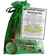 SMILE GIFTS UK Football Coach Survival Kit Gift  - Great present for Christmas, end of year or just because.