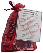 Soulmate Valentine's Survival Kit Gift - Great novelty present for Valentine's day for him or her