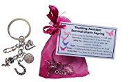 Teaching Assistant Survival Charm KEYRING - Handmade TA Gift for Teaching Assistant