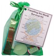 Travelling the World Survival Kit - Great novelty gift!