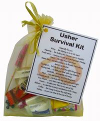 Usher Survival Kit Gift - great sentimental fun gift - 