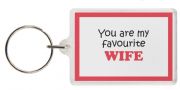 Funny Keyring - You are my favourite WIFE