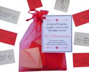 1st Anniversary Paper Gift- Quotes of Positivity, Laughter and Loving Thoughts