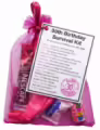 30th Birthday Survival Kit Gift - Novelty 30th gift for her PINK Bag