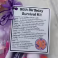 90th Birthday Survival Kit Novelty Gift : novelty gift,unique thoughtful,survival kit gift,sentimental gift,unique birthday gift,happy birthday,90th birthday gift,90 years old,90th survival kit,90th gift for her,Happy 90th birthday,ninetieth birthday,funn