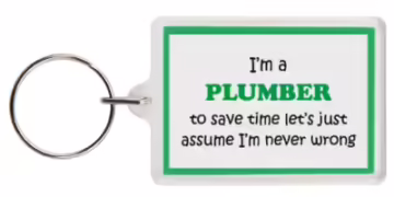 Im-a-Plumber-keyring
