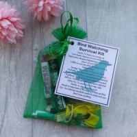 Bird Watching Survival Kit : novelty gift,survival kit gift,sentimental gift,funny novelty,quirky gift idea,secret santa,bird watching,bird watcher,twitcher gift,bird lover gift,Gift for him,funny bird watching,stocking filler