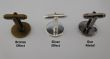Bronze Effect Born to GOLF, Forced to WORK Cufflinks