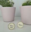 Bronze Effect Handcrafted "I love you - I know" Cuff links - Fun groom gift, boyfriend gift, husband gift, star wars cufflinks,  anniversary gift