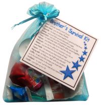 Brother's Survival Kit Gift  - Great novelty gift for birthday or christmas