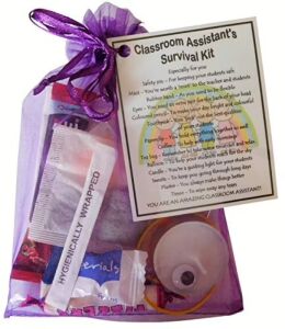 Classroom Assistant Survival Kit Gift  - Great present for Christmas, end of year or just because...