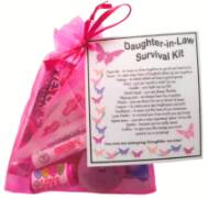 Daughter-in-Law Survival Kit Gift  - Great present for Wedding, Birthday, Christmas or just because...