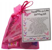 Daughter-in-Law Survival Kit Gift - Great present for Wedding, Birthday, Christmas or just because...
