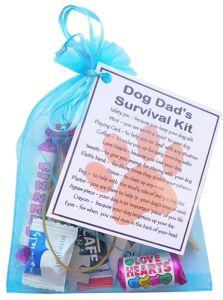 Dog Dad's Survival Kit  - Novelty gift for Dog Dad, Dog Dad Secret Santa gift, Dog gifts, Dog Secret Santa Gifts, Dog Owner gifts, New Dog Gift