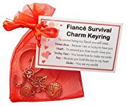 Fiance Survival Charm KEYRING - Handmade Fiancé Gift for Fiancé