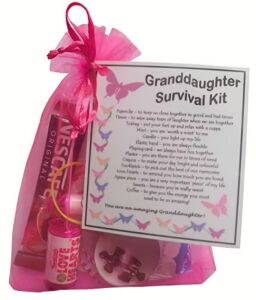 Goddaughter Survival Kit Gift  - Great present for Birthday, Christmas or Mothers Day