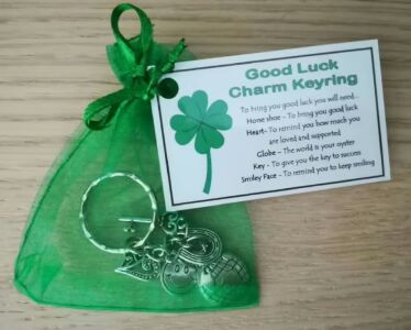 Good Luck Charm Keyring - Handmade good luck gift, lucky charm, lucky horseshoe, Good Luck gift, good luck token