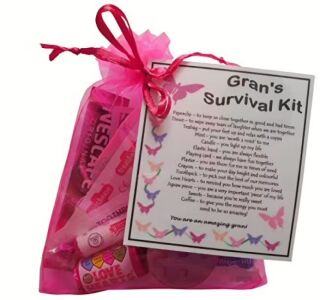 Gran's Survival Kit Gift  - Great present for Birthday, Christmas or Mothers Day