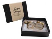 Handcrafted "All you need is Love" Cuff links - Excellent Valentine