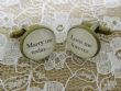 Handcrafted "Marry me today, love me forever" Groom cufflinks , wedding cufflinks, groom gift, Free UK Shipping