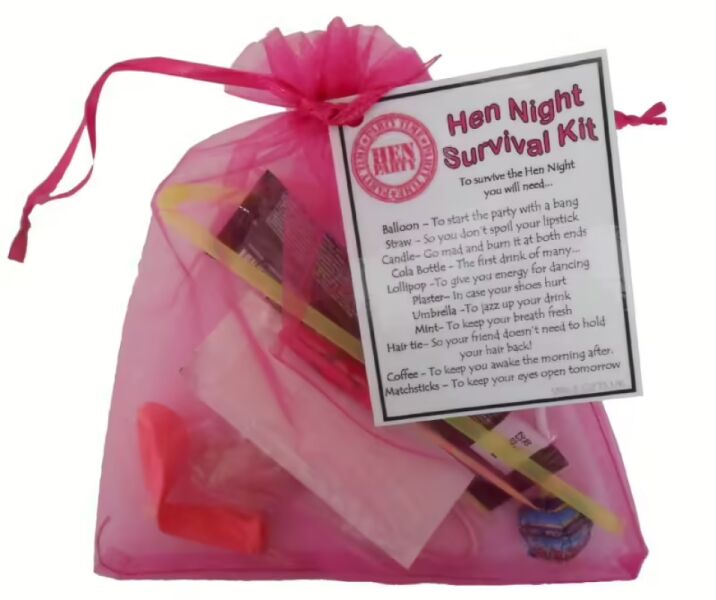 Hen Night Survival Kit-A great way to add more fun to a Hen party