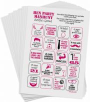 Hen Party Manhunt Selfie Game - Selfie Bingo Hen Party Games, Hen Night Games, Hen Party Man Hunt, Selfie challenge